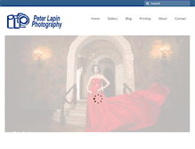 Tablet Screenshot of peterlapinphotography.com